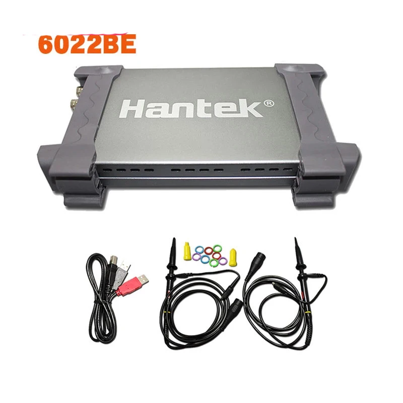 Hantek 6022BE ноутбук USB цифровой осциллограф Виртуальный 2-х канальный хранение 20 МГц
