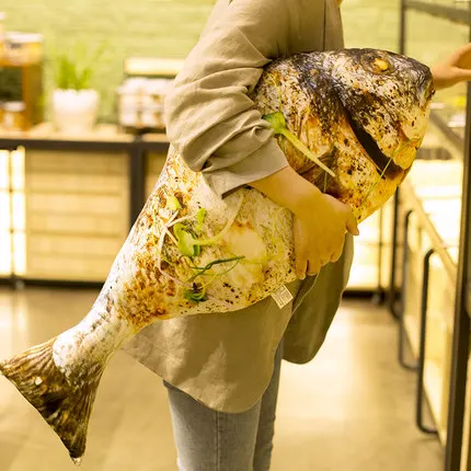 80cm Squid 3D моделирование формы еды плюшевая подушка креативная курица колбаса Плюшевые игрушки Мягкая диванная подушка домашний декор забавные подарки для детей - Цвет: 80cm Squid