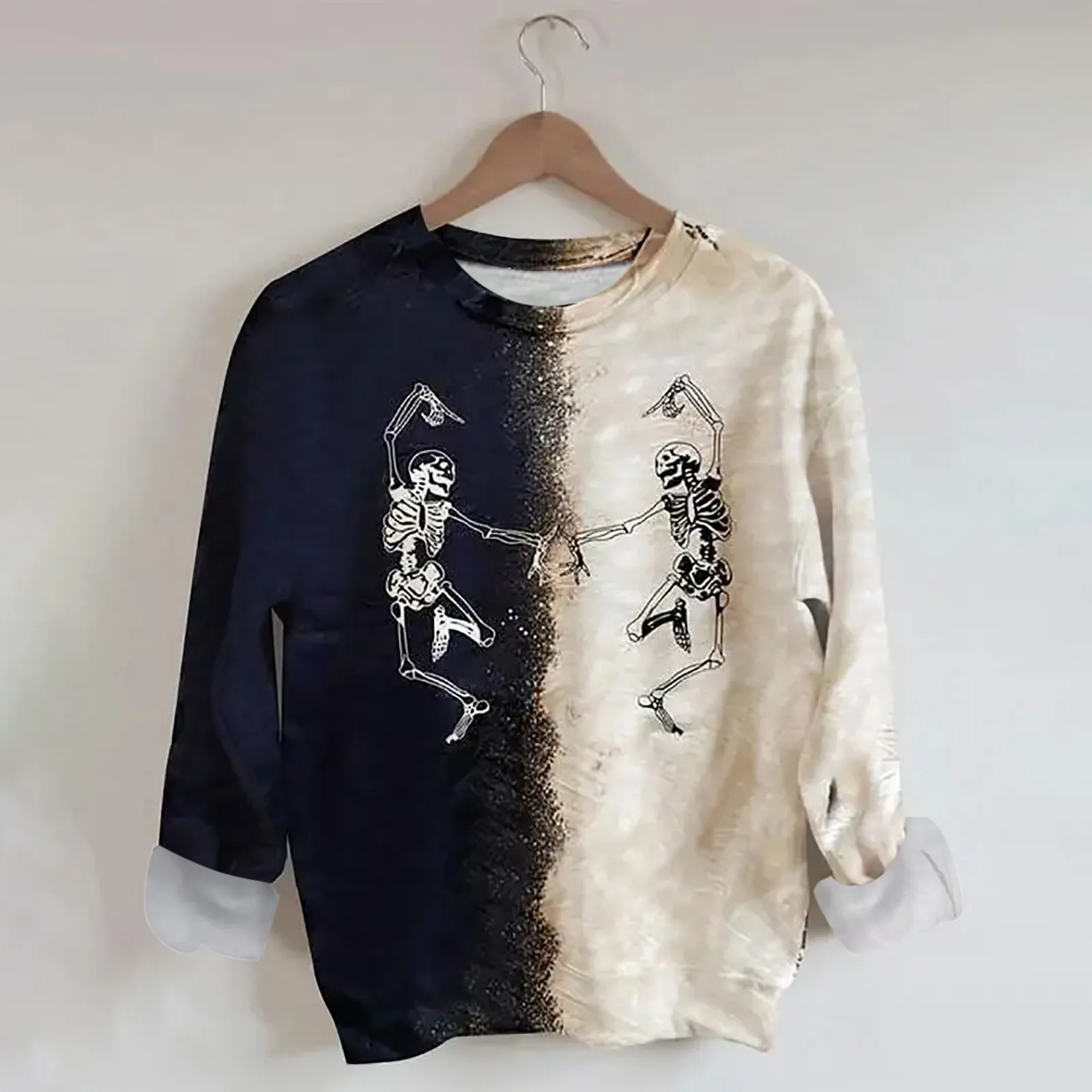 Женская толстовка с длинным рукавом и принтом | одежда