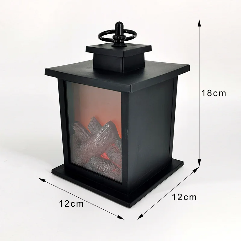 

Creative Fireplace LED Flame Lantern Lamp LED Night Light Bulb Battery Courtyard Home Decor Night Lamp Bedroom Decorations