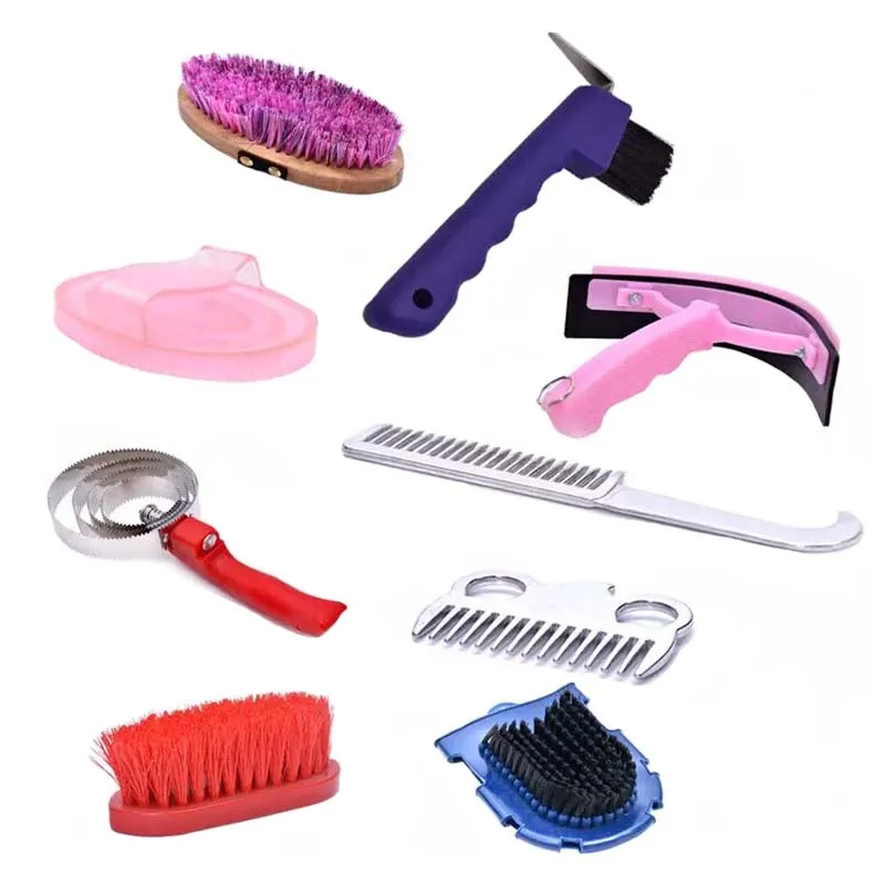 10 шт./компл. лошадь очищающее средство для наездника жёсткая щётка комплект Уход