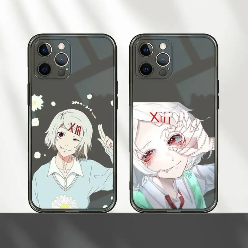 

Juzo Suzuya Tokyo Ghouls anime Phone Case Transparent for iPhone 7 8 11 12 se 2020 mini pro X XS XR MAX Plus