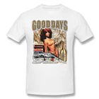 Винтажная Футболка CLOOCL Gooddays золотого цвета в стиле ретро рэп-хоп 90-х годов, модные мужские и женские футболки с круглым вырезом из 100% хлопка, футболка, Прямая поставка