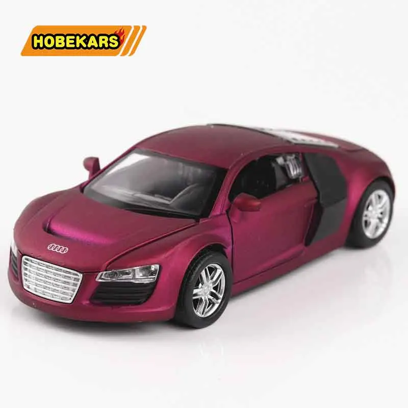 1/32 R8 спортивный автомобиль высокая модель литья под давлением машины из