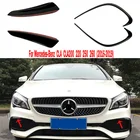Сплиттер переднего бампера автомобиля для Mercedes-Benz CLA CLA200 220 250 260 (2016-2019), спойлеры, утюжок, воздушный нож, объемная отделка