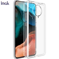 for xiaomi poco f2 pro x3 case imak transparent silicone case for poco f3 f2 pro m3 x3 nfc shockproof soft clear tpu cover