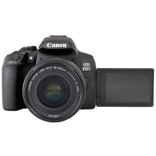 Зеркальный фотоаппарат CANON EOS 850D kit ( EF-S 18-135mm f/3.5-5.6 IS STM) черный | Электроника