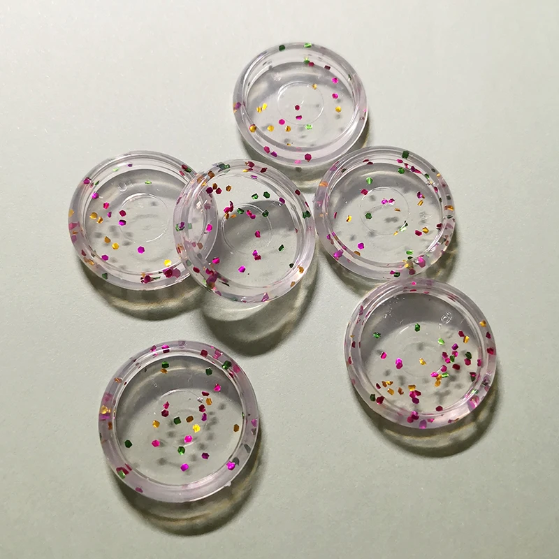 50 шт. круглые пластиковые кольца для кнопок|Скрепки и скобы| |