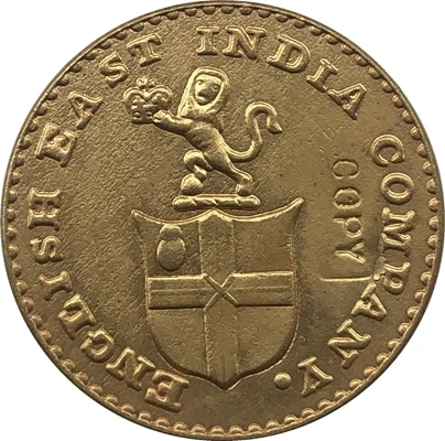 

Копия британских монет, покрытая золотом 24 K, 1820