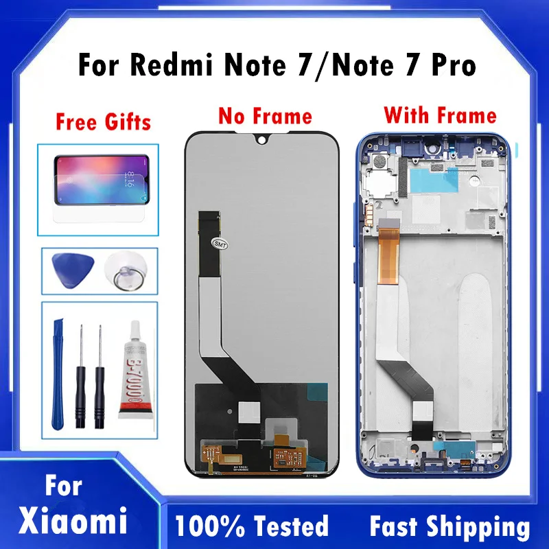

Original For Xiaomi Redmi Note 7 Pro LCD Display With Frame Touch Screen Digitizer LCD Display For Redmi Note 7Pro LCD Assembly