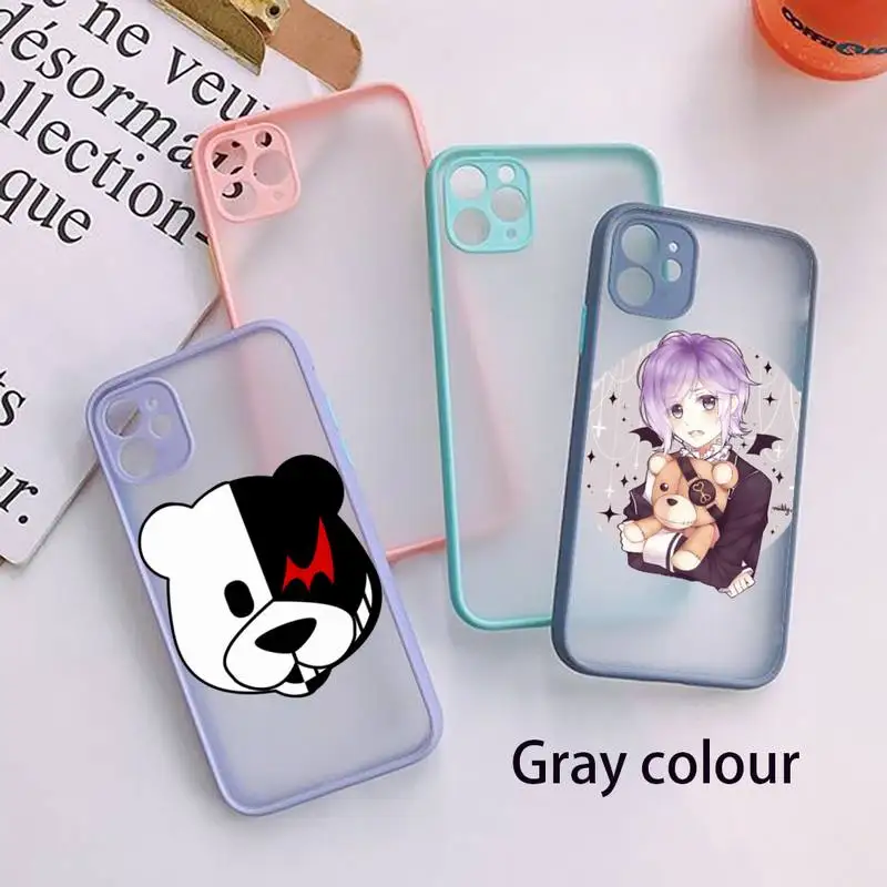 

Danganronpa V3 Killing Phone Case For IPhone 12 11 Pro Max XR XS Max X SE2 6s 7 8 PlusHard Shockproof Gray Case