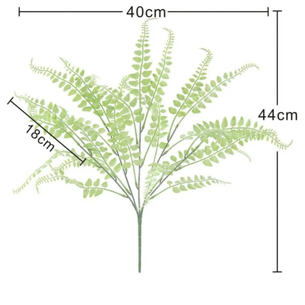 

1Pcs Artificial Flower Leaves Plants Pretty Fake Lifelikes Plastic Persian Grass Lysimachia Fern floral decoration