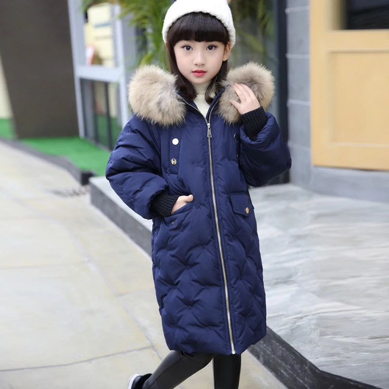 Doudoune Chaude Pour Bebe Fille Parka Manteau De Fourrure Vetements D Exterieur Epais Pour Enfant Et Adolescent De 10 A 12 Ans Nouvelle Collection Hiver
