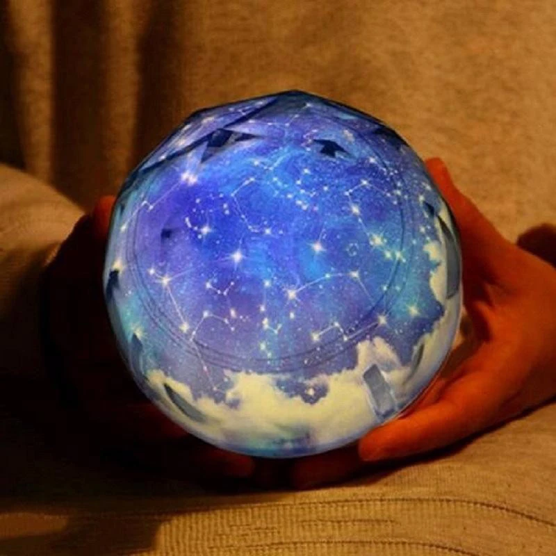 Звездное небо Звезда проектор лампа Луна СВЕТОДИОДНЫЙ Ночник светильник