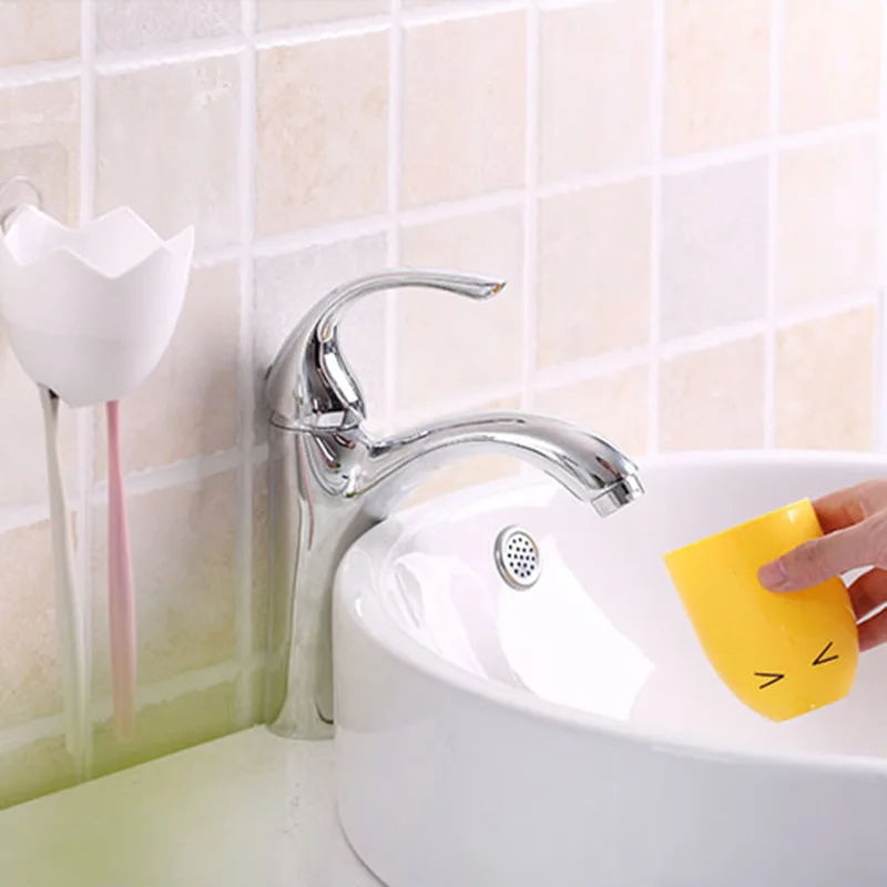 

Toothbrush Holder Cartoon Lovely Tooth Brush Holder For Child Bathroom Accessories Set Holder Wall Mount Rack Storage Rack