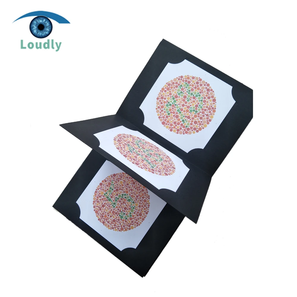 Самая низкая цена лучшее качество оптическое оборудование Ишихара тест книга 38