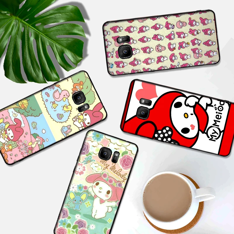 Для samsung S6 S7 Edge чехол для телефона My Melody S8 S9 S10 PLUS мягкий TPU NOTE M10 20 30 Чехол | Мобильные