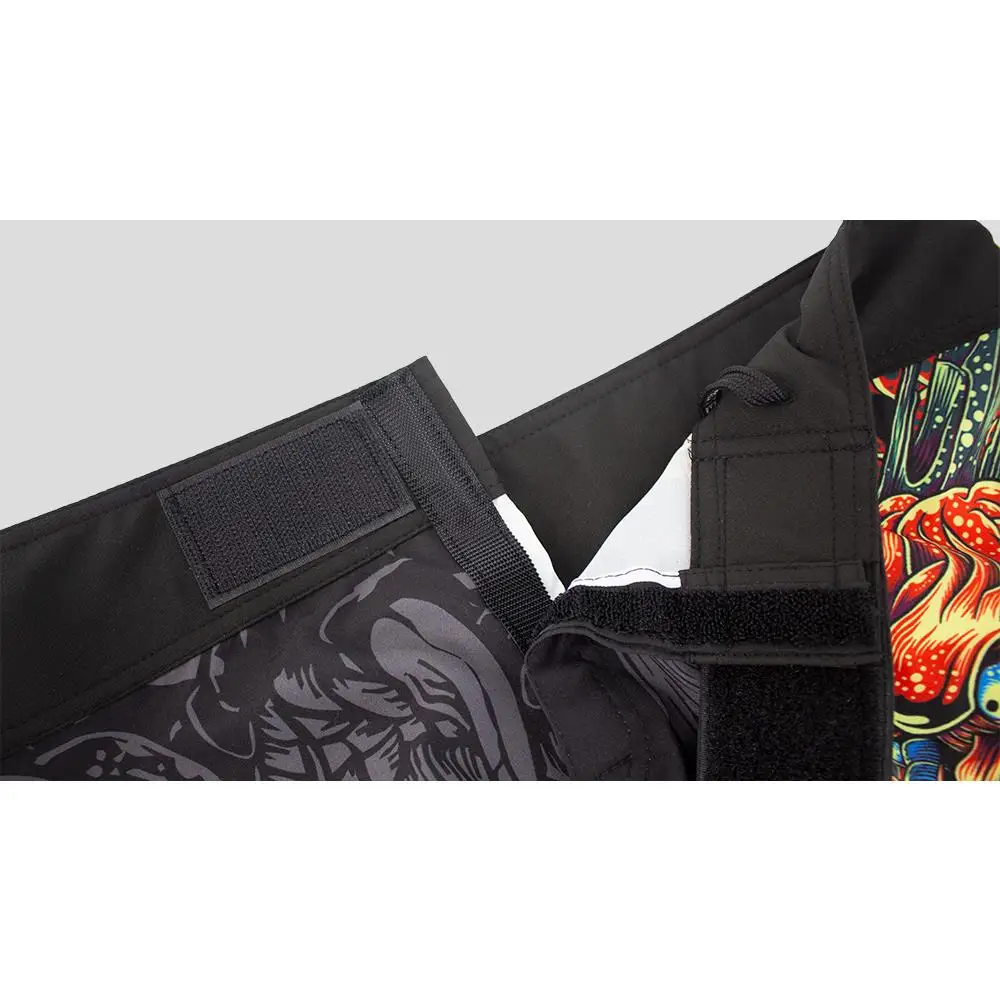 SUOTF Dragon Breathable Fighting MMA Shorts Grappling Sanda Muay Thai Clothing Tiger Muay Thai mma Kickboxing Training Short