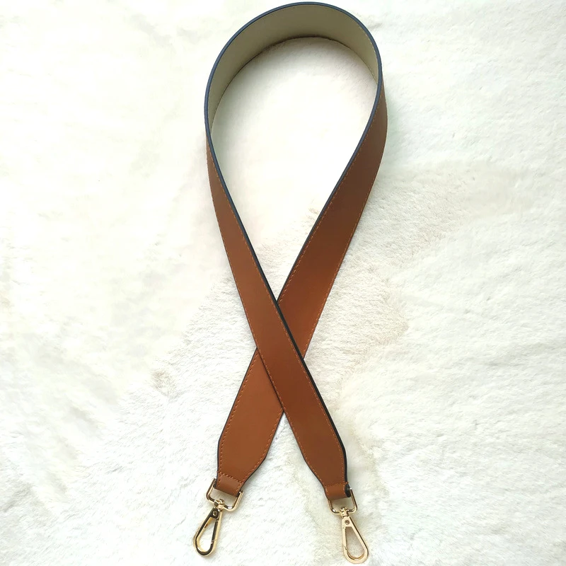 Однотонные элегантные аксессуары для сумок из искусственной кожи, Портативная сумка для замены ремня, сумка через плечо с ремешком, Повседневная удлиненная сумка DIY, кошелек на ремне - Цвет: light brown