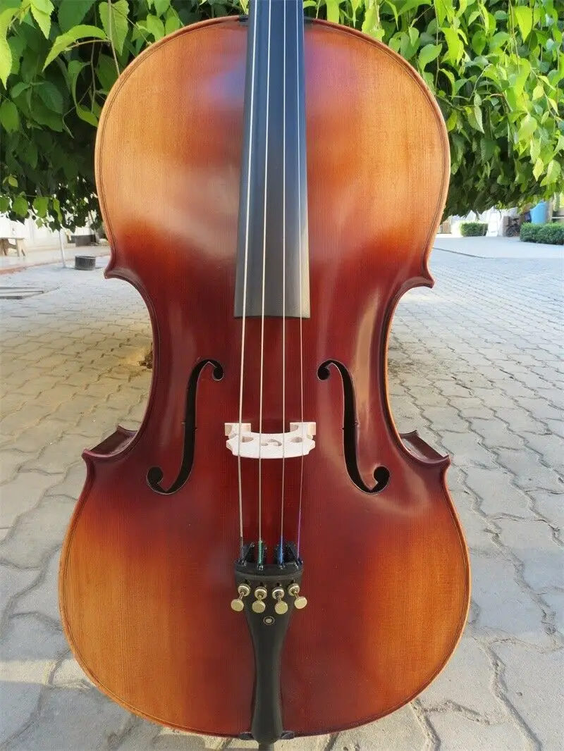 Strad style SONG Maestro 25 1/2 &quotВиолончель пламя клена мощный звук #14703|cello brands|1/2 cellocello |