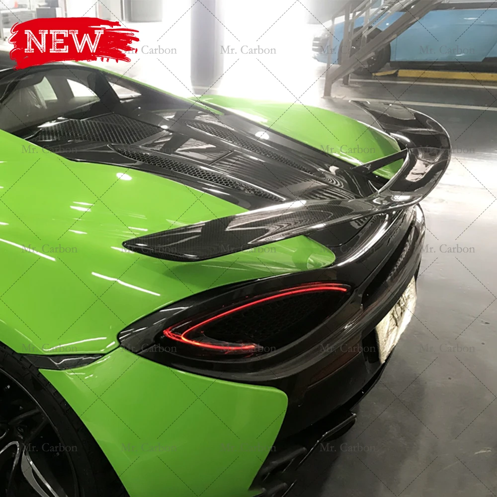 Для MCLAREN 540C 570S 570GT NVT стиль сухое углеродное волокно задний спойлер отделка кузова