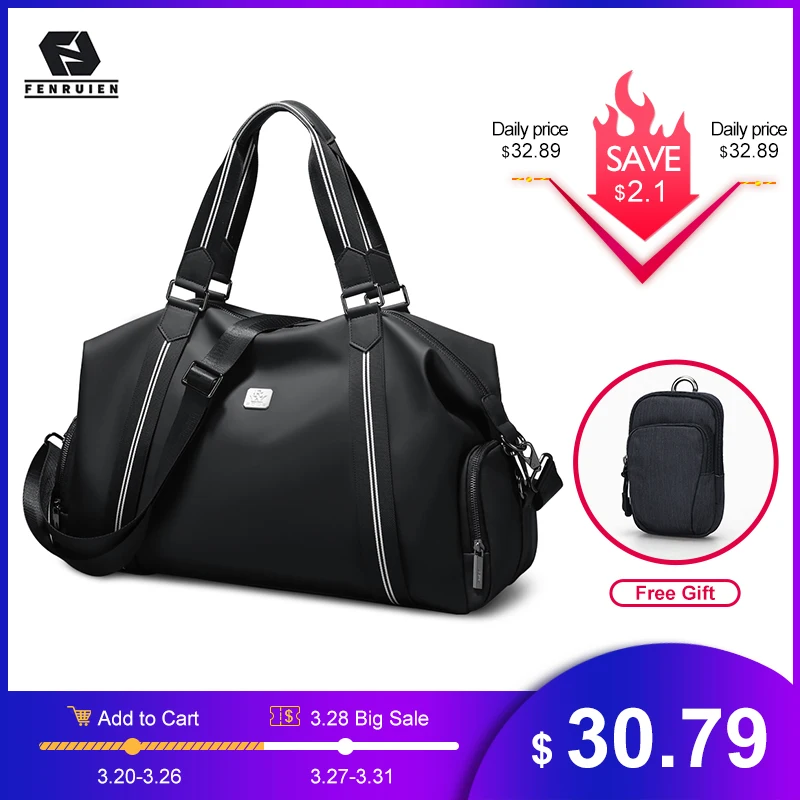 FRN дорожная сумка ручной багаж Мужская спортивная водонепроницаемая на выходные