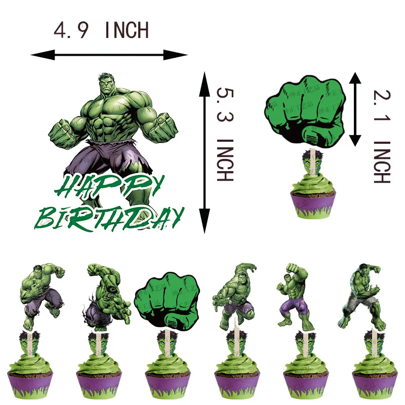 Воздушные шары из латекса в виде супергероев Marvel Мстителей Халка | Дом и сад