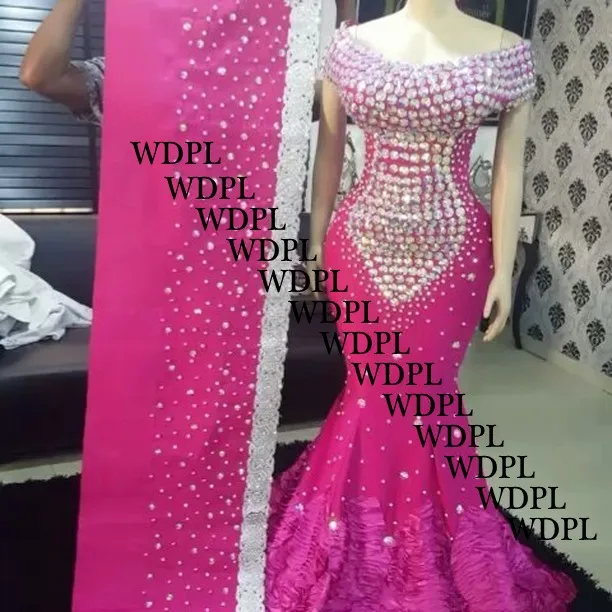 Фуксия Выпускные платья Русалка Великолепное вечернее платье Vestidos на заказ элегантное строгое вечернее платье robe de soiree