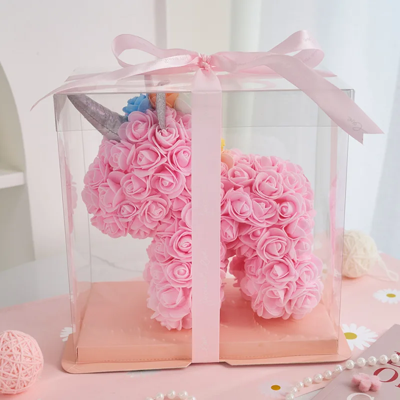 Подарок на день Святого Валентина роза единорог фотография девушки | Дом и сад