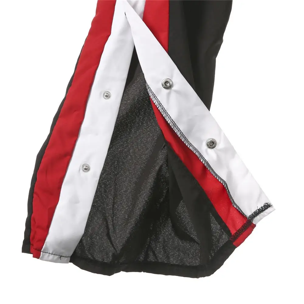 Брюки женские с разрезом и боковыми пуговицами Модные Длинные повседневные