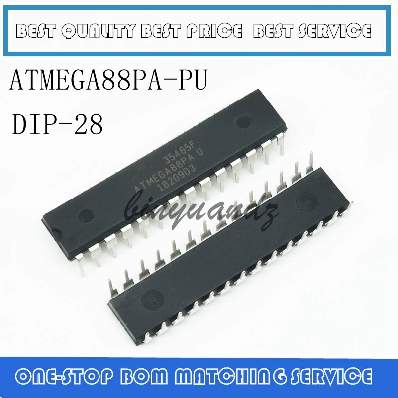 

Free Shipping 10 PCS/LOT ATMEGA88PA-PU DIP NEW IN STOCK IC