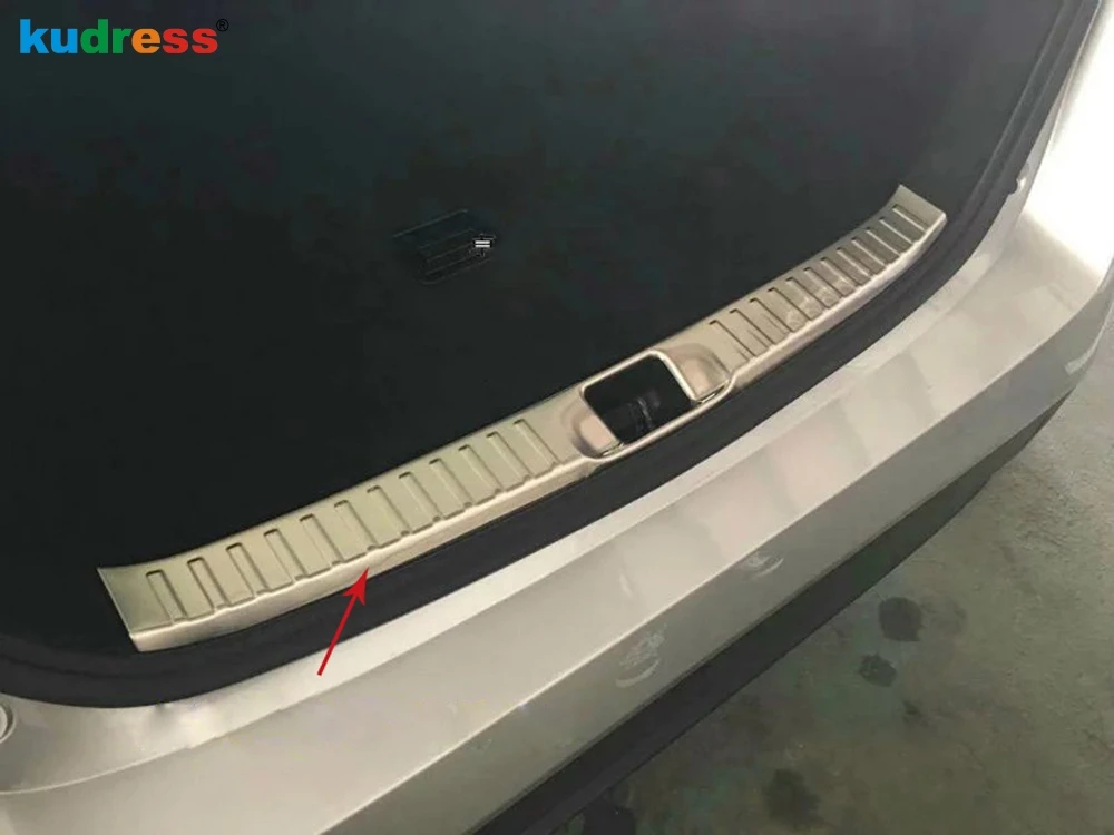Внутренняя крышка багажника из нержавеющей стали для Toyota Prius 2016 2017 накладка на
