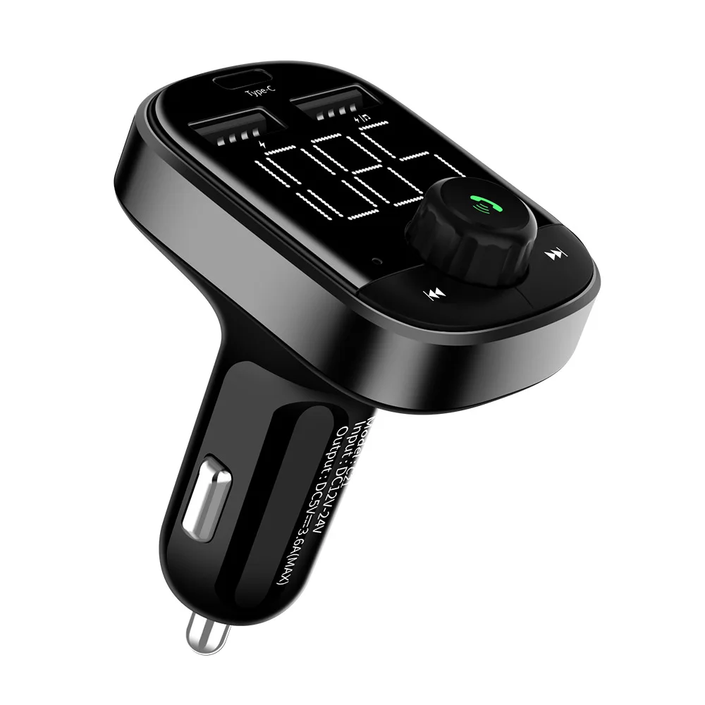 PD3.0 автомобильное зарядное устройство USB для Xiaomi телефона быстрая зарядка с FM