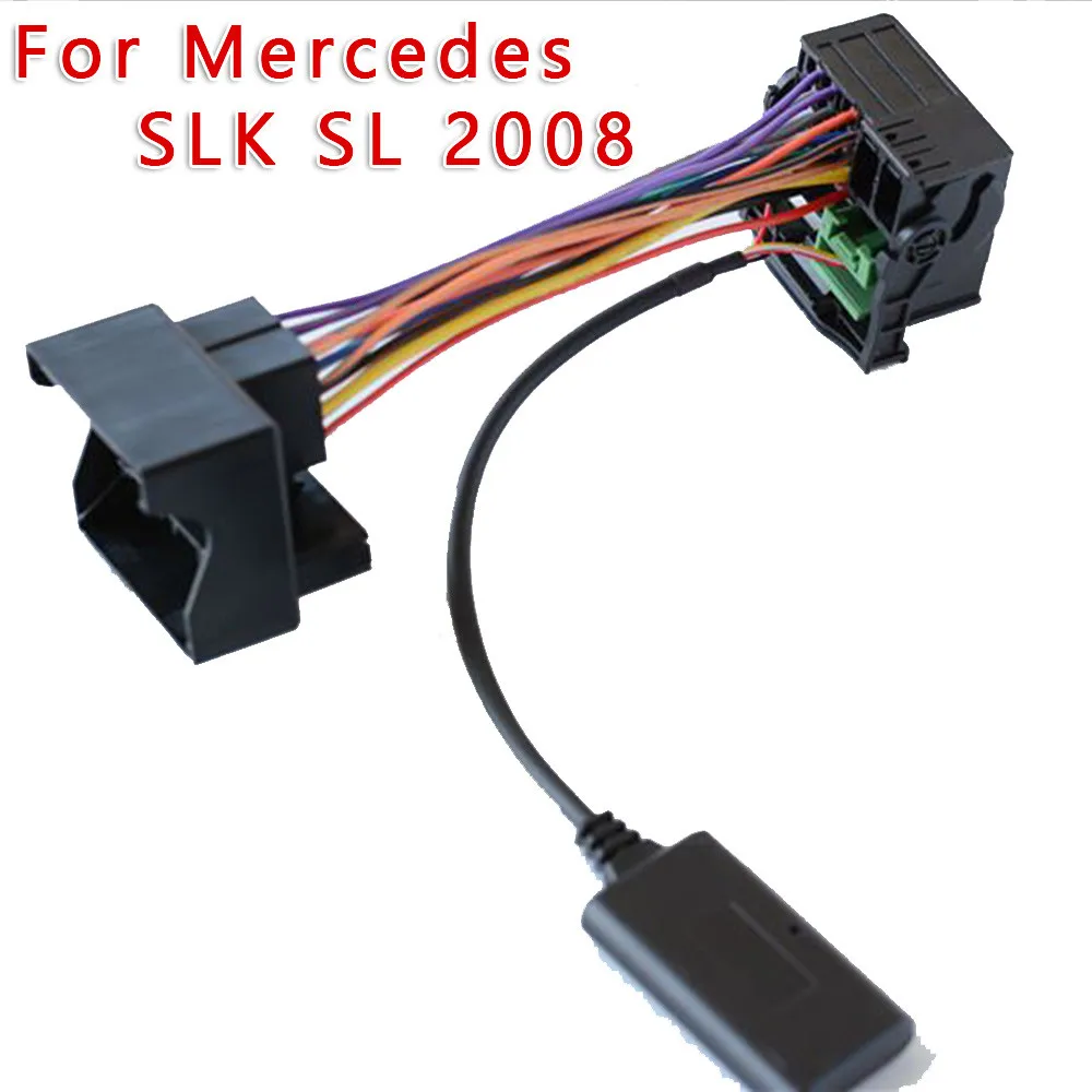 Автомобильные аксессуары Bluetooth модуль Aux кабель большой разъем для Mercedes SLK SL 2008