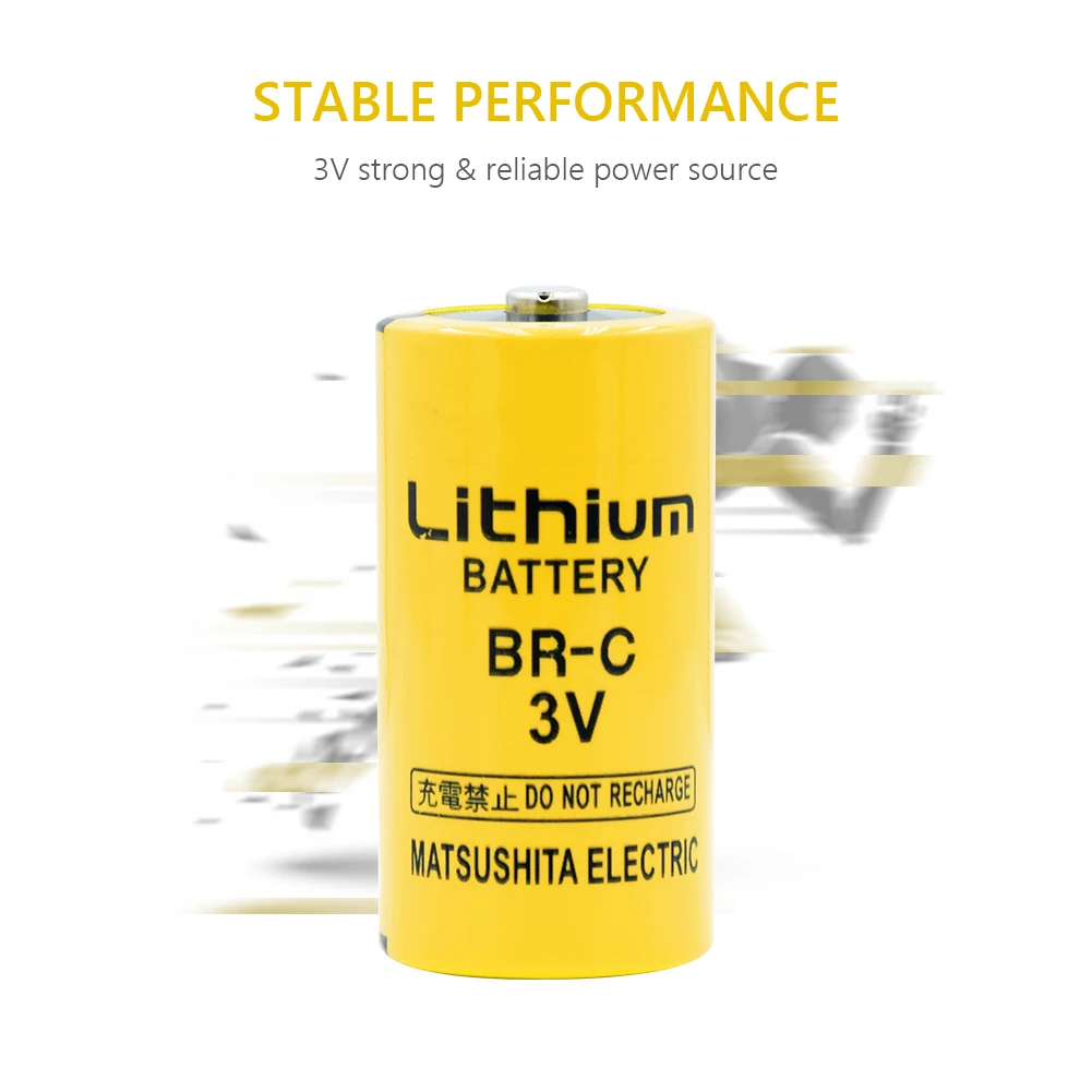 YCDC BR C батарея 3V 2200mAh PLC FANUC размер ячейки литий ионная резервная для Fanuc управления