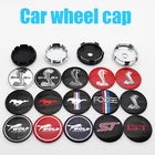 4 шт. 3D 56 мм 60 мм 65 мм 68 мм SHELBY логотип автомобиля эмблема колпачок центральной ступицы колеса Автомобильный обод ремонт значков Чехлы стикер аксессуары для стайлинга