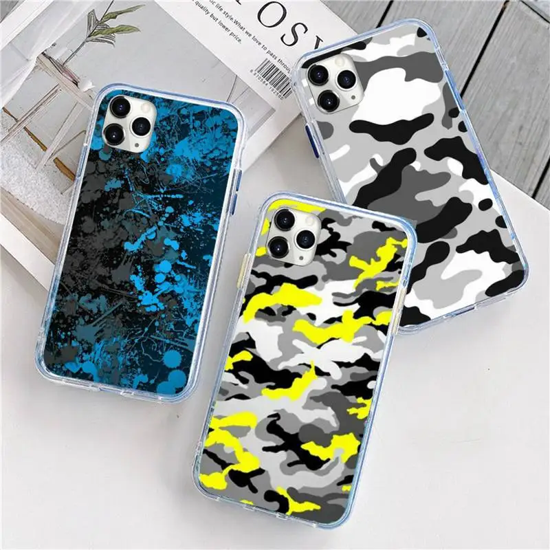 

Military Army Camo Camouflage Pattern Phone Case For iphone 12 5 5s 5c se 6 6s 7 8 plus x xs xr 11 pro max mini