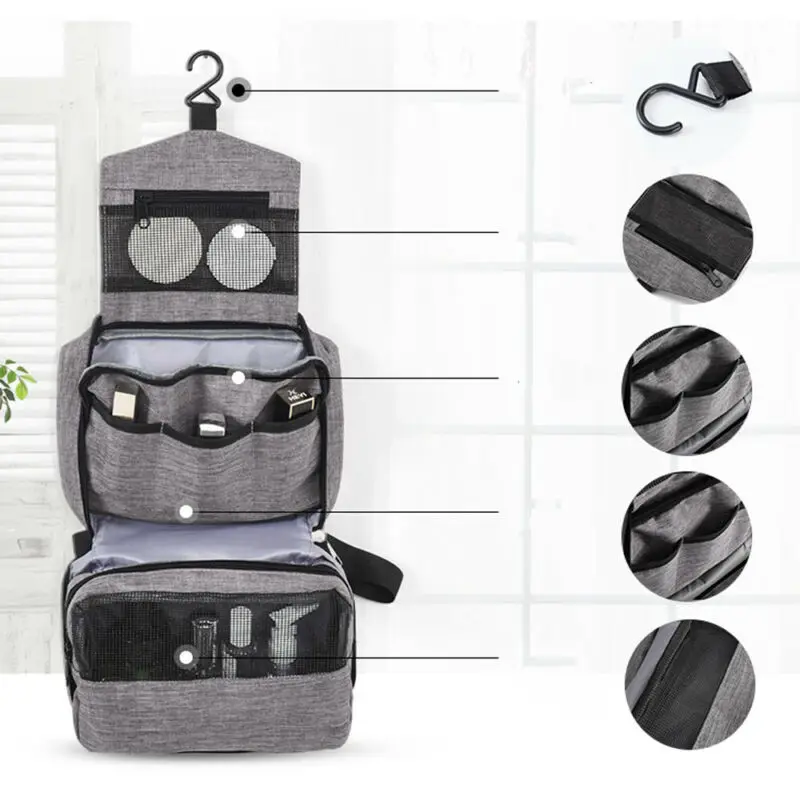 Простая Дорожная сумка с надписью дорожная для хранения туалетных