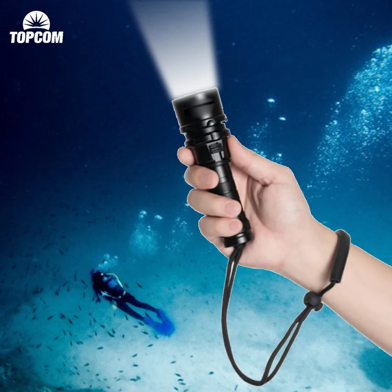 TOPCOM Профессиональный Дайвинг флэш светильник CREE L2 или XML T6 светодиодный