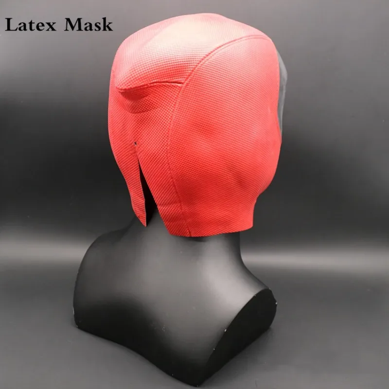 Новый бассейн Дэдпул латексная маска держать над головой красные маски Косплей