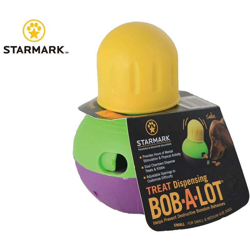 Starmark Bob-A-Lot интерактивная игрушка для собак | Дом и сад