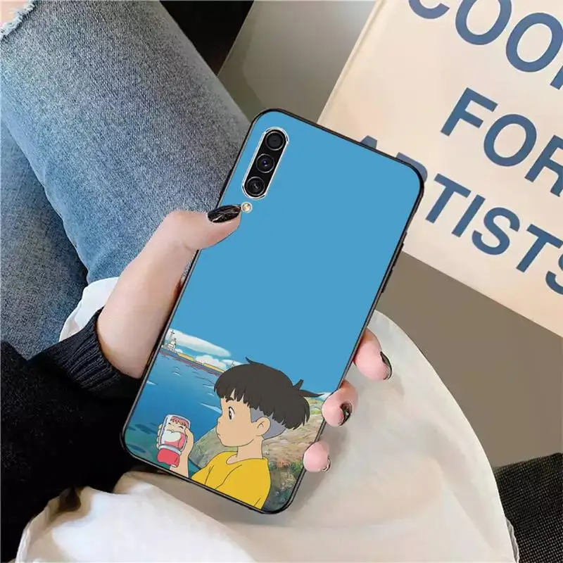 

Ponyo on the Cliff Phone Case For Samsung galaxy A S note 10 7 8 9 20 30 31 40 50 51 70 71 21 s ultra plus