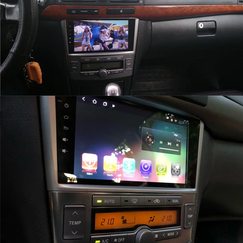 Автомагнитола на Android 10 0 автомобильный DVD плеер для Toyota Avensis T25 2002 2008 GPS навигатор