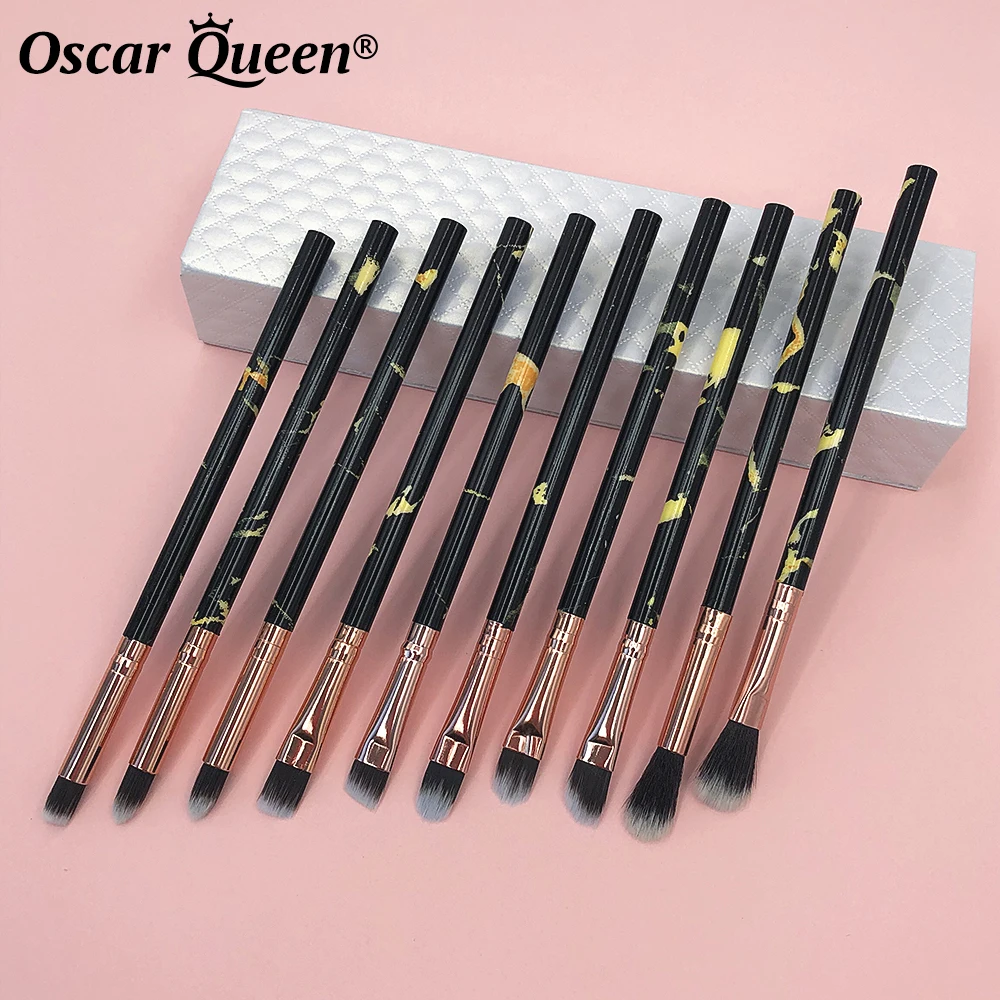 10 шт глаз кисти для макияжа Набор инструментов Профессиональные Тени век