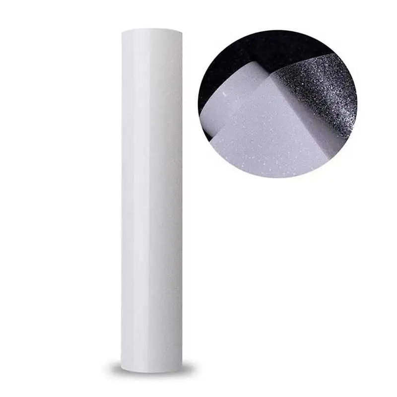 Блестящий теплопередающий виниловый Утюг на переноске виниловые рулоны HTV для