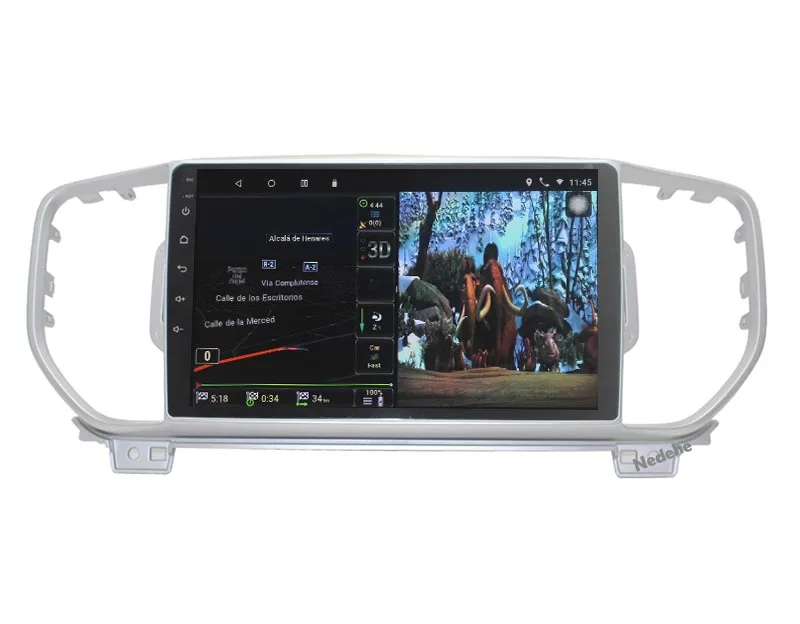9 дюймов 4 Гб ОЗУ 64 ПЗУ Android 0 автомобильный dvd-плеер для Kia sportage 2015-2017 ПК gps-навигация
