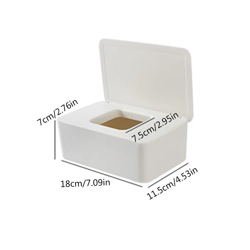 

Wet Wipes Dispenser Holder Tissue For Baby/Adult Storage Box Case With Lid Home Stores For Wet/Dry Paper Towel Hotel Travel 2020