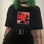 Футболка с рисунком минуты в аду, винтажная женская футболка в стиле хип-хоп, унисекс, в стиле Харадзюку