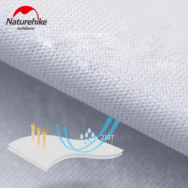 Палатка NatureHike туристическая на 3 человек большая двухсторонняя с серебристым