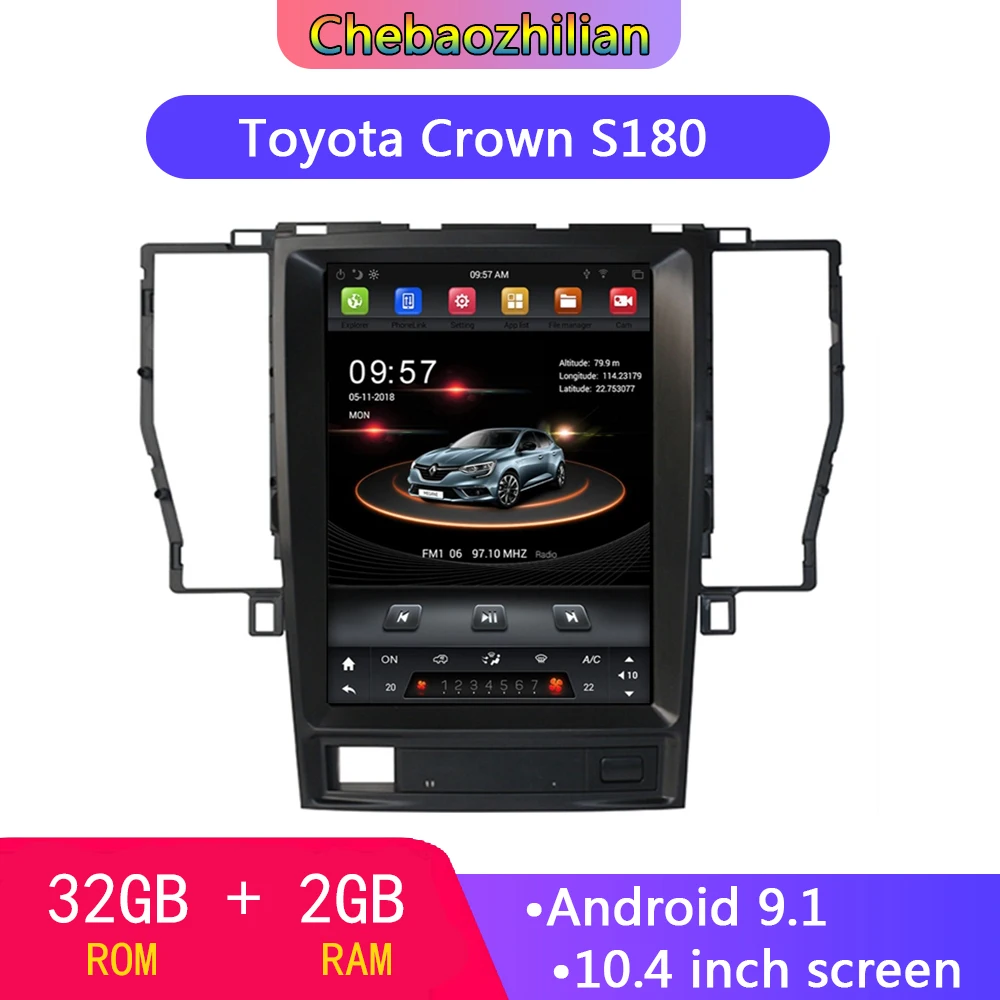 10 4 дюймовый вертикальный экран Tesla Android плеер 9 1 Автомобильный GPS навигатор для